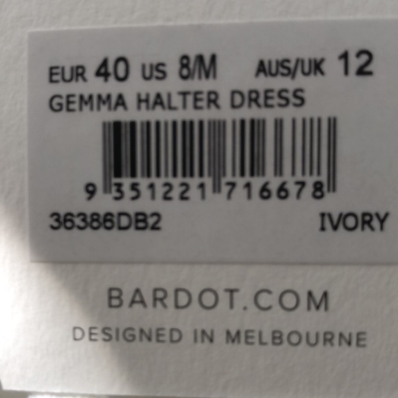 NWT white lace lined Halter Dress🌸 - Picture 13 of 14